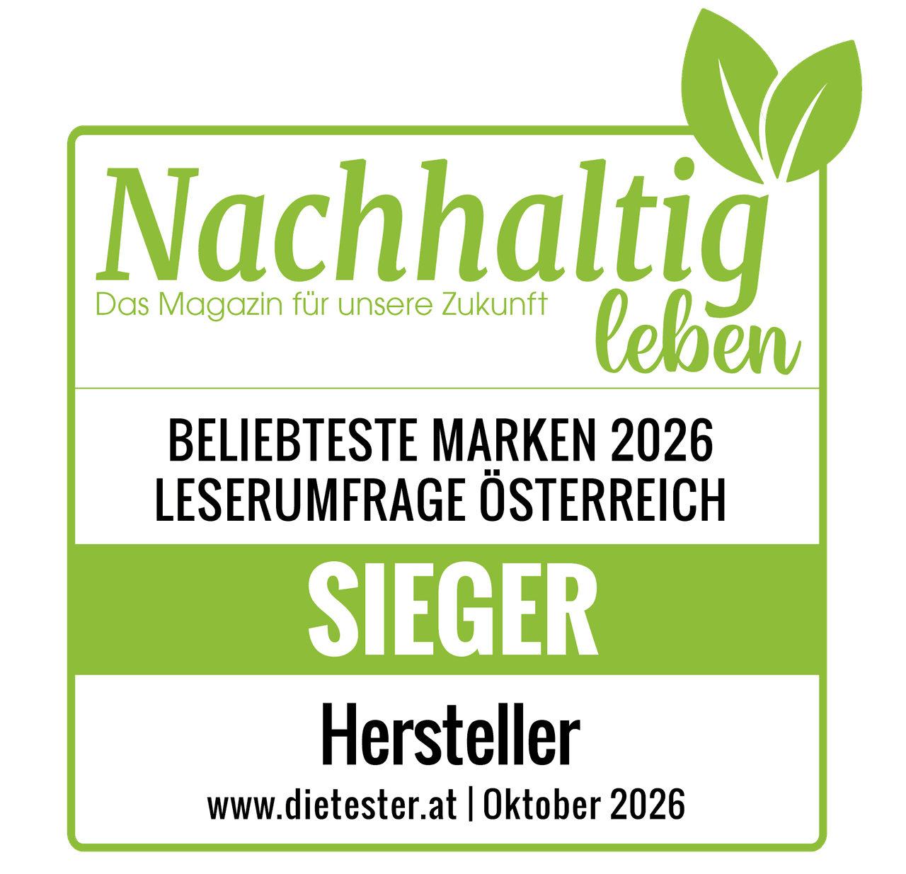 Nachhaltig leben Leserwahl: Das sind die beliebtesten Marken 2026