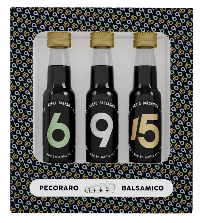 Pecoraro – Trio Aceto Balsamico und Apfel Balsam